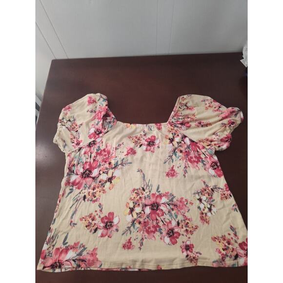 Ava James Floral Blouse Size Large - Picture 6 of 6